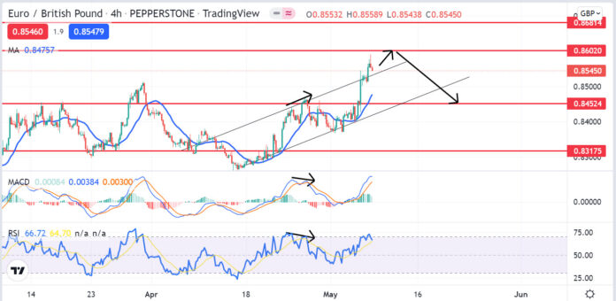 วิเคราะห์คู่เงิน EURGBP วันที่ 9-13 พฤษภาคม 2565