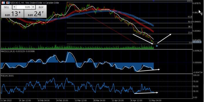 วิเคราะห์คู่เงิน NZDCAD วันที่ 16-20 พฤษภาคม 2565