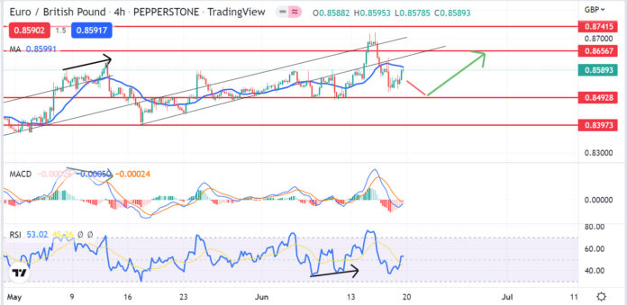 วิเคราะห์คู่เงิน EURGBP วันที่ 20-24 มิถุนายน 2565