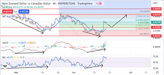 วิเคราะห์คู่เงิน NZDCAD วันที่ 20-24 มิถุนายน 2565