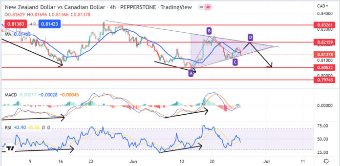 วิเคราะห์คู่เงิน NZDCAD วันที่ 27 มิถุนายน - 1 กรกฎาคม 2565