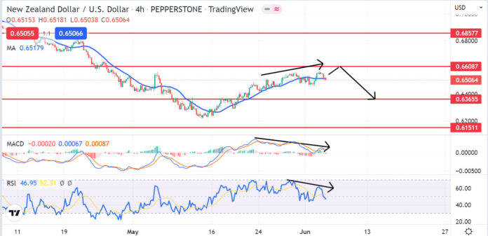 วิเคราะห์คู่เงิน NZDUSD วันที่ 6-10 มิถุนายน 2565