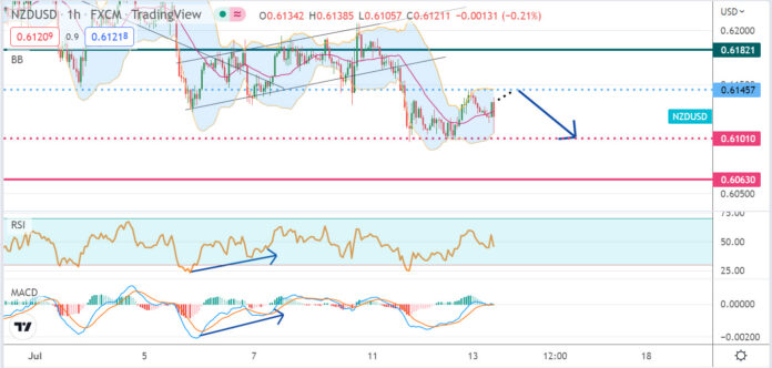 วิเคราะห์คู่เงิน NZDUSD ประจำวันที่ 13 กรกฎาคม 2565