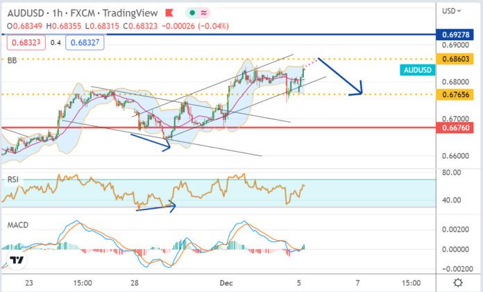 วิเคราะห์คู่เงิน AUDUSD ประจำวันที่ 5 ธันวาคม 2565