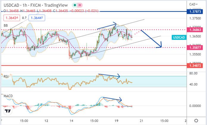 วิเคราะห์คู่เงิน USDCAD ประจำวันที่ 20 ธันวาคม 2565