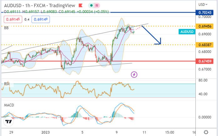 วิเคราะห์คู่เงิน AUDUSD ประจำวันที่ 10 มกราคม 2566