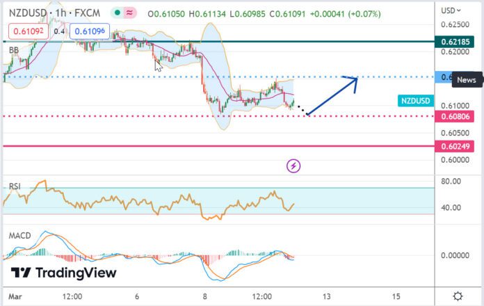 วิเคราะห์คู่เงิน NZDUSD ประจำวันที่ 10 มีนาคม 2566